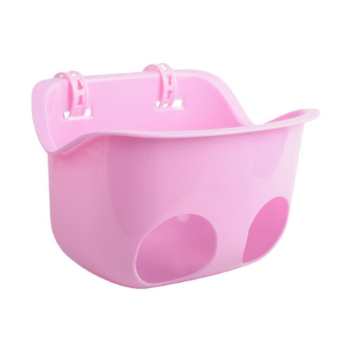 Panier de vélo de siège de vélo de poupée pour enfants,-Rose