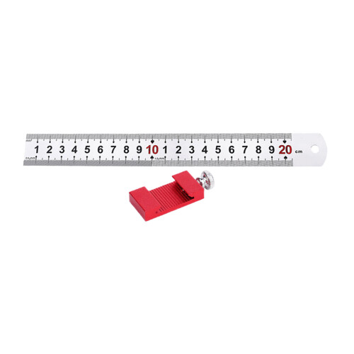 Accurate Measuring Marking Gauge Carpenter Scribing Ruler-20CM