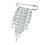 Premium Alloy Crafted Brooch Features Tassels Accessory-1419 1