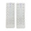 Shoe Lace Zippered Inserts PU Leather Zippered-White 16hole PU 1