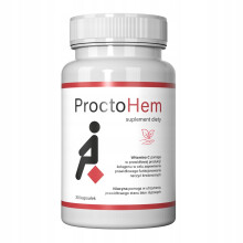 ProctoHem - alívio de hemorróidas suporte vascular 30 cápsulas