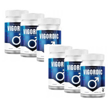 6x Vigordic: Extrato de Mace, Sabal Palm, L-Arginina e outros