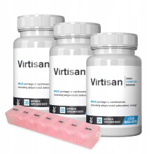 VIRTISAN: Suplemento masculino com Muira Puama, Maca e Ginkgo 90 cápsulas