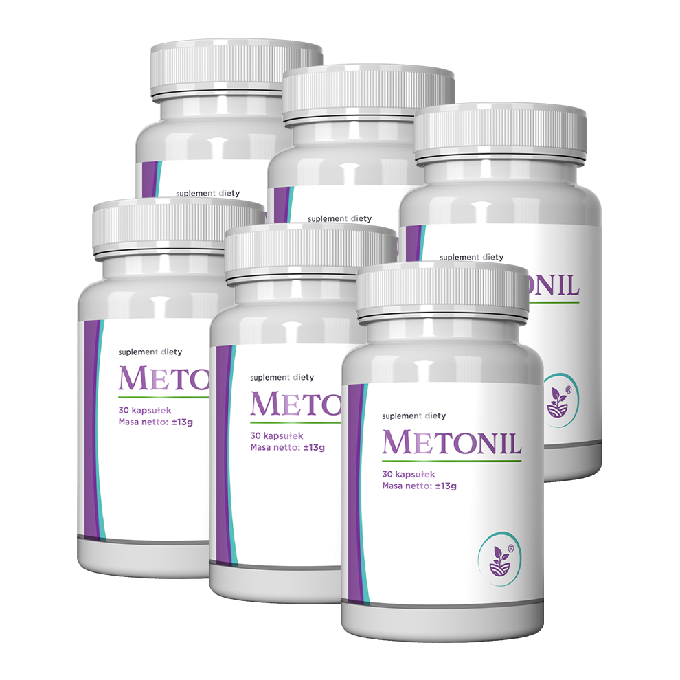 Collagen capsules with Hyaluronic Acid and Herbs - 180 pcs. - Alcohol-free - Metonil