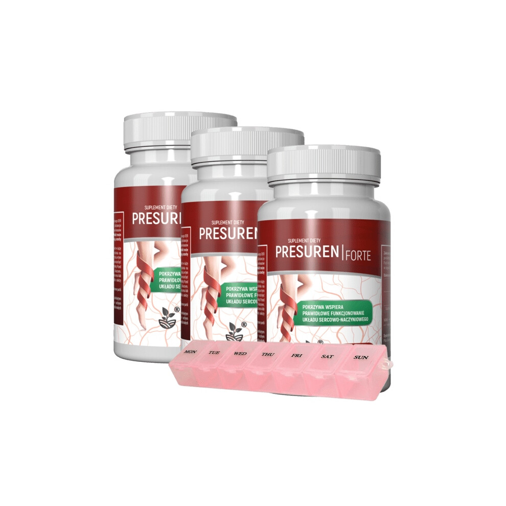 3x dietary supplement Presuren Forte hawthorn capsules