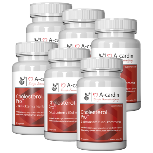 Συμπλήρωμα διατροφής A-cardin Cholesterol Pro κάψουλες αγκινάρας 180 τμχ.