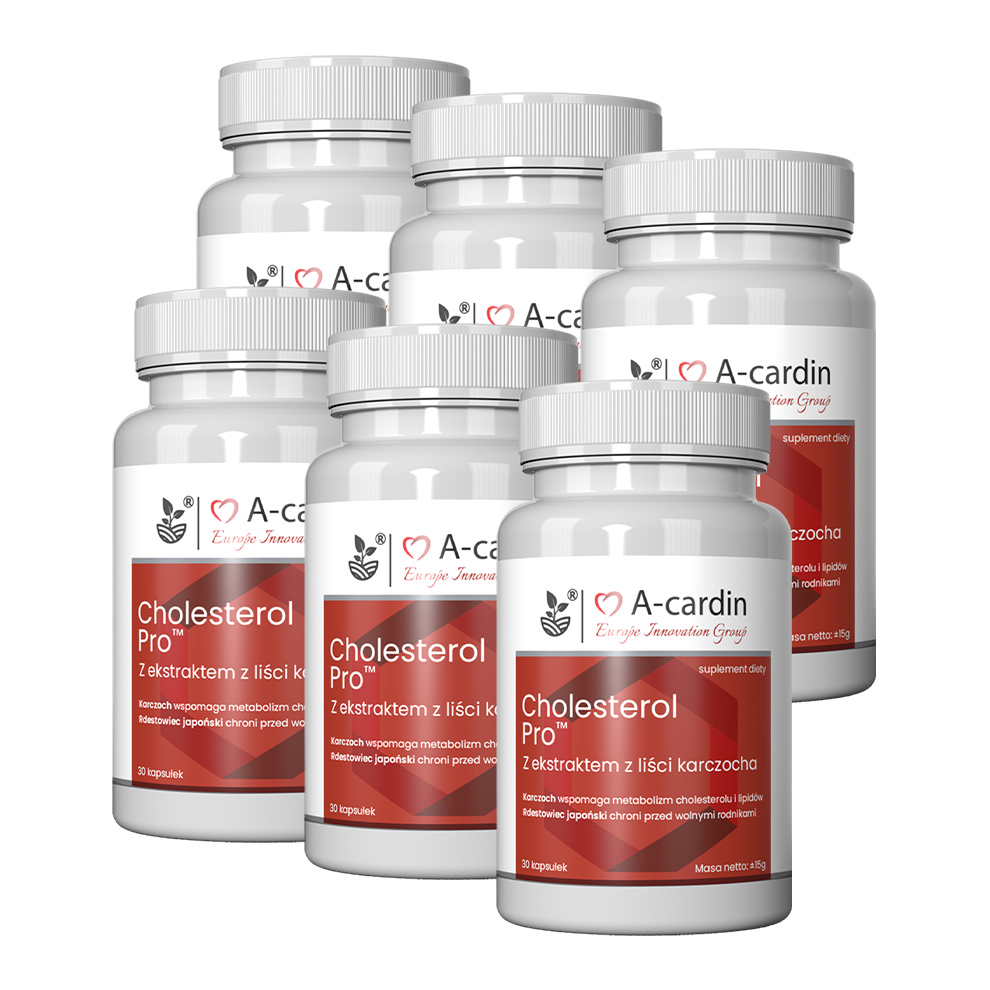 Dietary supplement A-cardin Cholesterol Pro artichoke capsules 180 pcs.