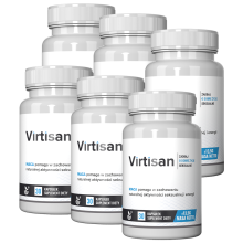VIRTISAN: Suplemento masculino com Muira Puama, Maca, Ginkgo 180k