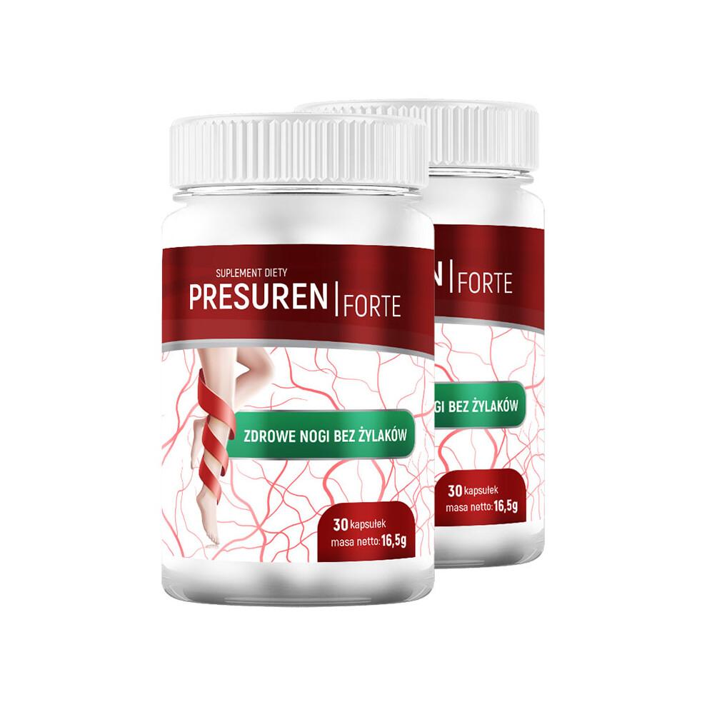 2x Presuren Forte hawthorn capsule dietary supplement