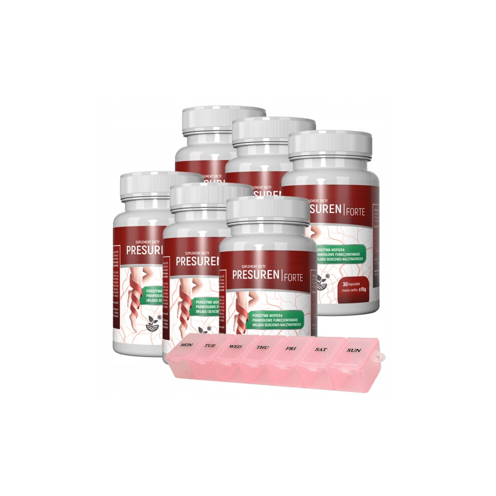6x dietary supplement Presuren Forte hawthorn capsules