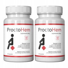 2x ProctoHem - alívio de hemorróidas suporte vascular 30 k