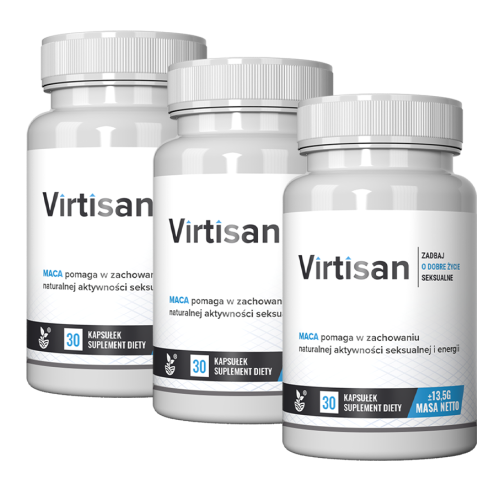 3x VIRTISAN : suplement diety 30 sztuk