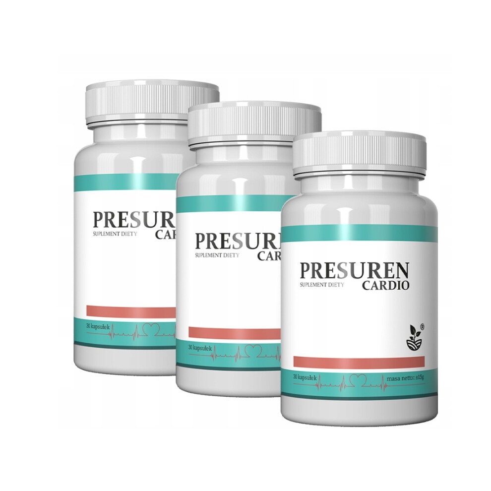 3x dietary supplement Presuren Cardio hawthorn capsules 30 pcs.