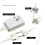 LED String Lights Curtain with12White Balls, 108LEDs, 8 3