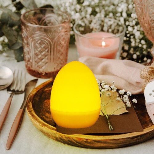 12Pack LED Easter Eggs, Warm White & Coloured Light 1