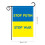 Ukrainische Gartenflagge, Polyester, 30 x 45 cm, doppelseitig 3