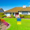 Ukrainische Gartenflagge, Polyester, 30 x 45 cm, doppelseitig 7