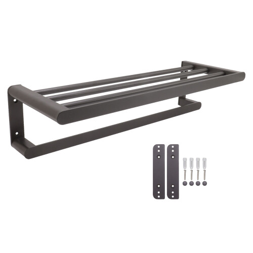 Space Aluminum Wall-Mounted Towel Rack