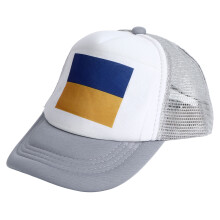 Baseballkappe mit ukrainischem Flaggenmotiv, Polyester, Unisex