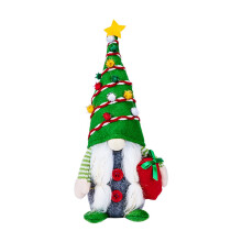Christmas Gnome Plush Doll30cm Red or Green Hat