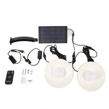 Lampă solară suspendată cu două capete și telecomandă