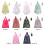 Foldable Polyester Shopping Bag38x58cm Multicolor 6