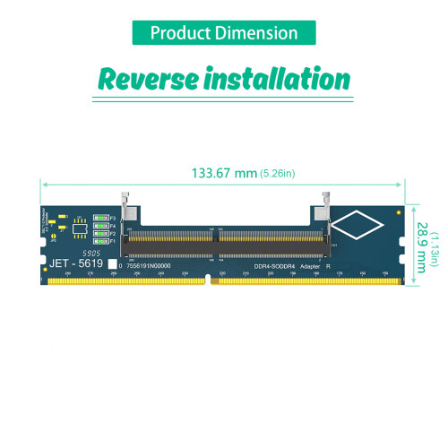Easy Installation DIMM DDR4 to DDR4 Converter Card for Notebook 2