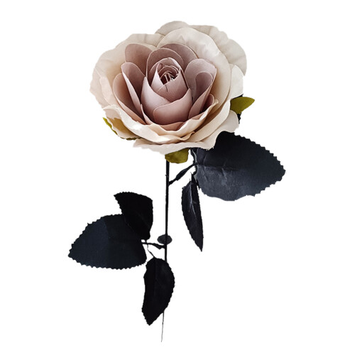 Artificial Rose Flower9cm Pink Red Grey 1