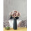 Artificial Rose Flower9cm Pink Red Grey 6