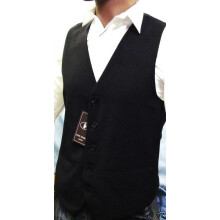 MEN`S BLACK WAISTCOAT QUALITY