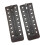 PU U Leather Zippered Shoelace Inserts with 8-Black 16hole PU 1