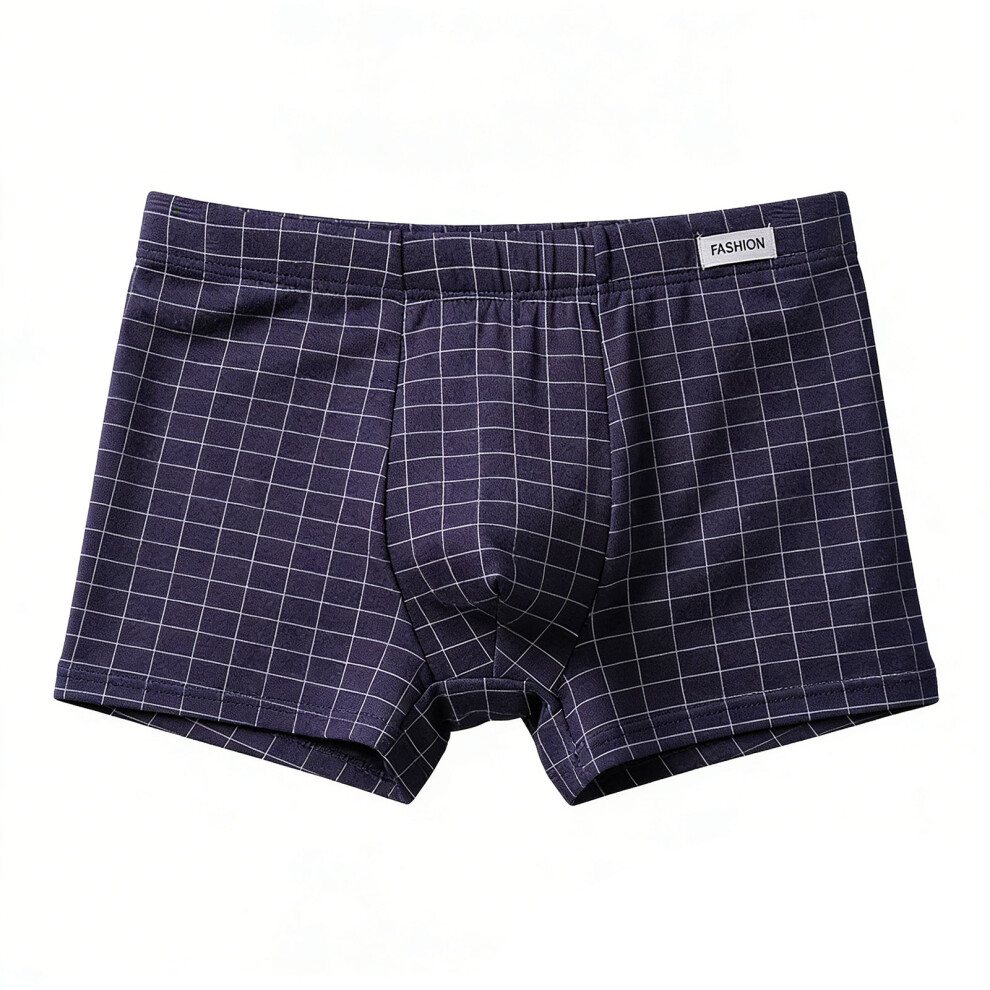 Men Underwear Boxer Briefs,Men Trunk Briefs Tages-sapphir1 XL
