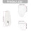 Universal Curtain Handle Adds Weight Blind Cord-4 sets 4