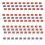 100Pcs National Flag Toothpicks  Cupcake Picks-Norway 1