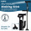 Folding Walking Stick with SOS Alarm LED Light Adjustable Aluminum Foldable Walking Stick 2