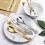 Mini Stainless Steel Dessert Spoon and Fork Set 6