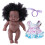 Schwarze afrikanische Mädchen-Vinylpuppe, 20 cm 2