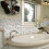 5-Piece PVC Plaid Wall Tile Stickers 7