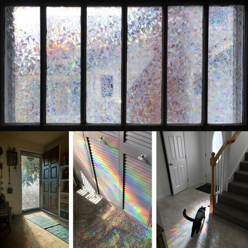 3D Rainbow Window Film PVC45x100cm 2