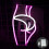 LED Neon Wall Sign - Cold Light, USB/Battery Powered 5
