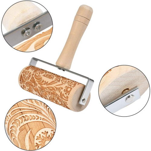 Εργαλεία DIY για αρτοποιούς, Πλάστης με σχέδιο χαραγμένος με λέιζερ, 2