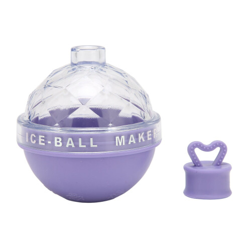 Ice Ball Mould, Soft TPE Base, 6cm Round Ice Maker 2