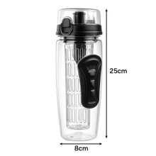 1L waterfles met container