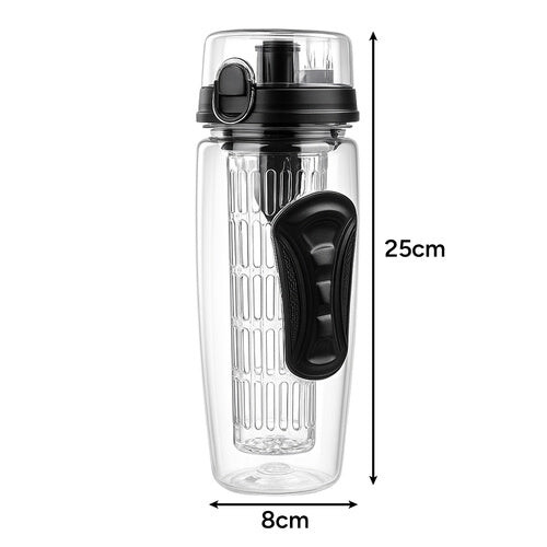 1L waterfles met container