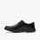 Clarks Branch Low Youth Black Leather 5