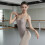 Bequemes Spandex-Ballettkostüm für Tänzer mit-hellgrau L 6