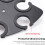 Matte Black sound Device Clip With Spacious 3.6cm Width For Easy 7