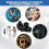 Professional 14Pcs Mic Stand Screw Adapters Heavy Duty Tool for 4