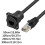 Alloy RJ45 Coupler Cat6 Networking Connectors D-Silver 0.5m 4