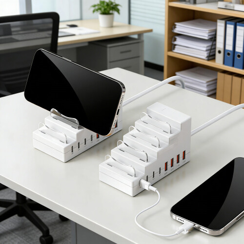 4 Port USB Power Supply Unit Having Advanced Design And 18W Fast 1